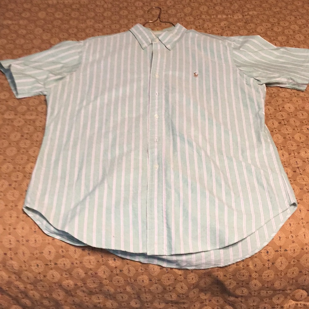 Ralph Lauren striped short sleeve dress shirt